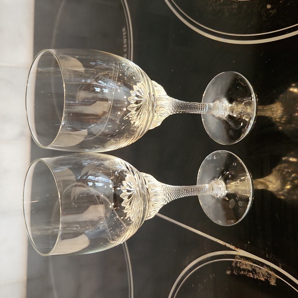 ROBERTO by American Cut Coridial Glasses Set of 2 Vintage EUC